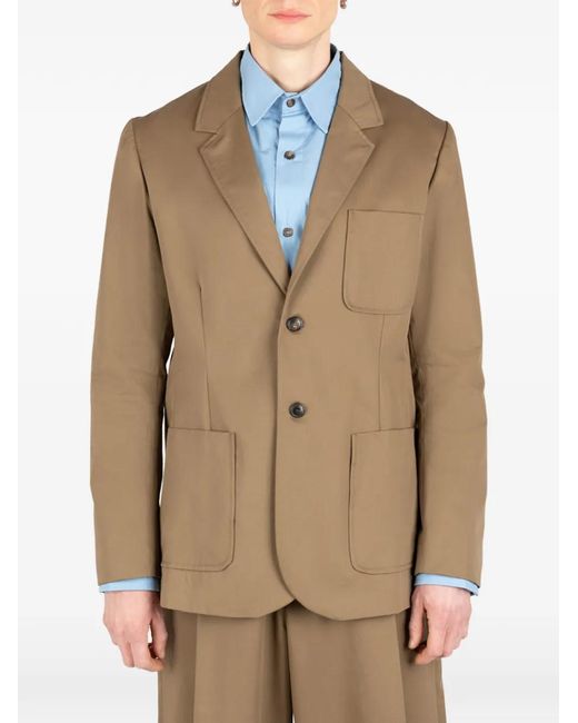 Societe Anonyme Natural Patch-Pocket Jacket for men