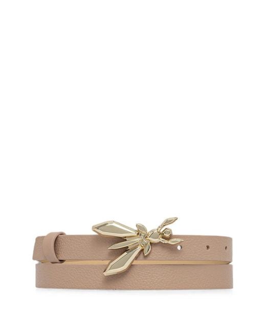 Patrizia Pepe Natural Fly-Buckle Belt