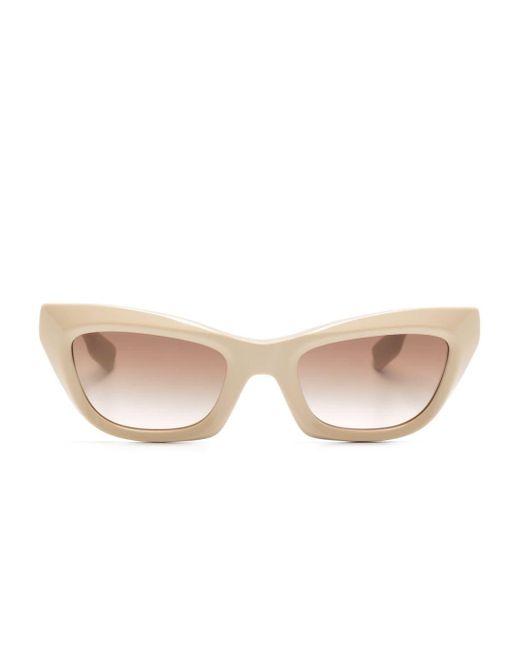 Gafas de sol con montura cat eye Burberry de color Natural