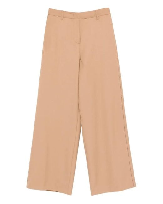 Fabiana Filippi White Wide-Leg Trousers
