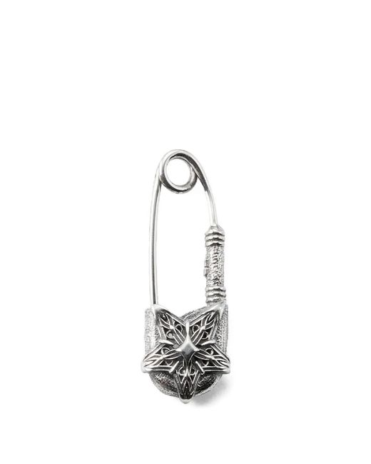 Emanuele Bicocchi White Stella Pin Earring