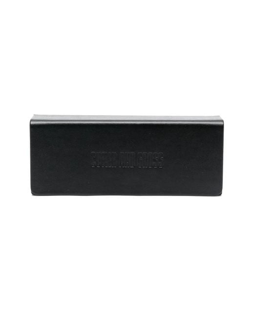 Cutler & Gross Black Cat-Eye Sunglasses