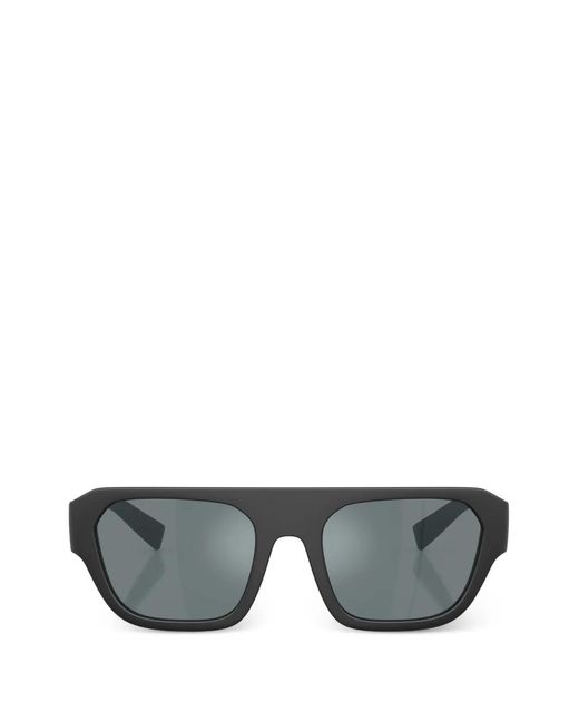 Dolce & Gabbana Gray Square-Frame Sunglasses