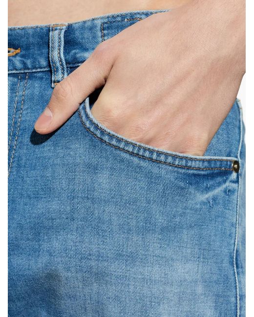 Eleventy Blue Five-Pocket Denim Jeans for men