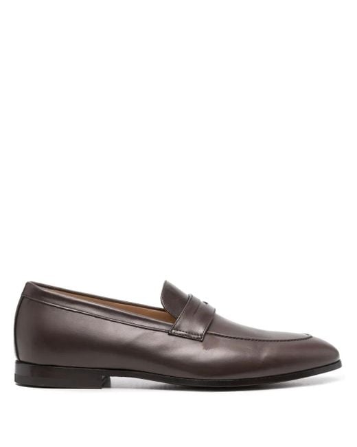 Scarosso Brown Marzio Leather Loafers for men