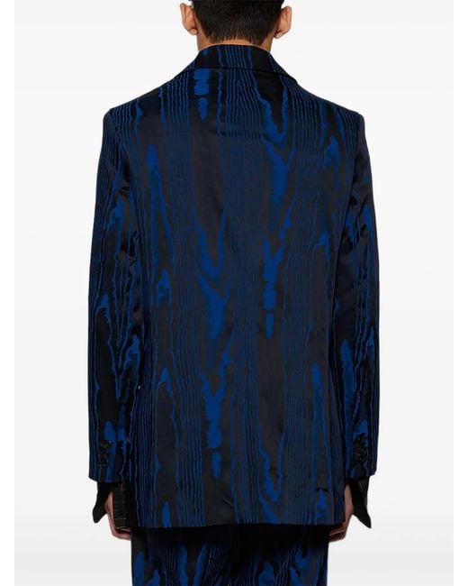 Martine Rose Blue Double-Breasted Jacket for men