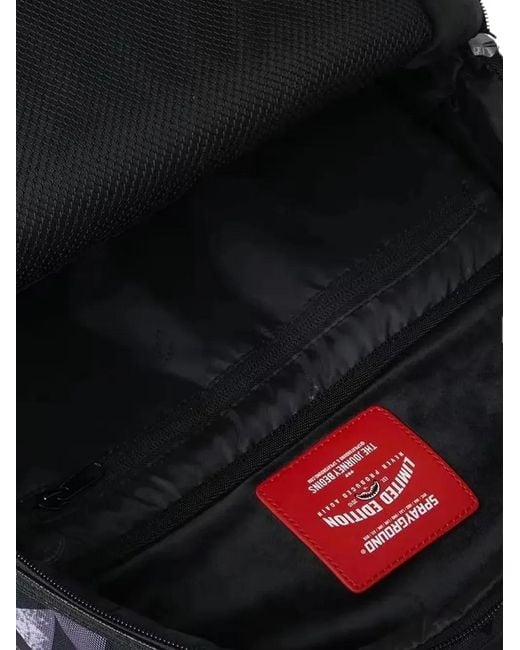 Sprayground Gray Kahuku Niho Mano Geometric-Print Backpack