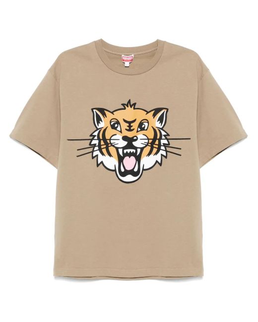T-Shirt Happy Tiger KENZO pour homme en coloris Natural