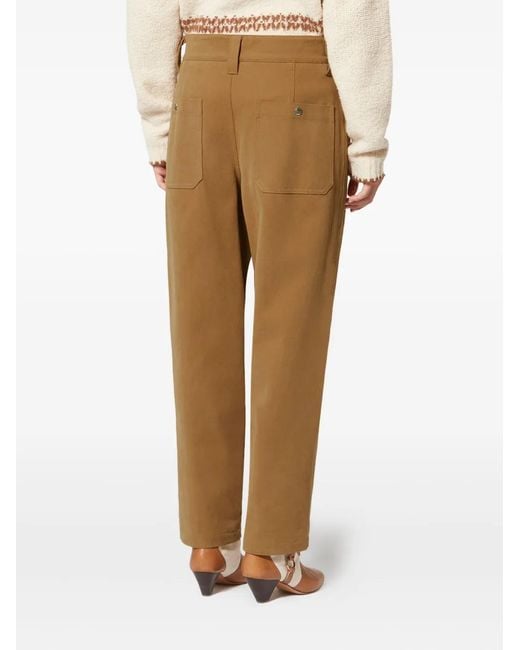 Isabel Marant Natural Opalyna Button Trousers
