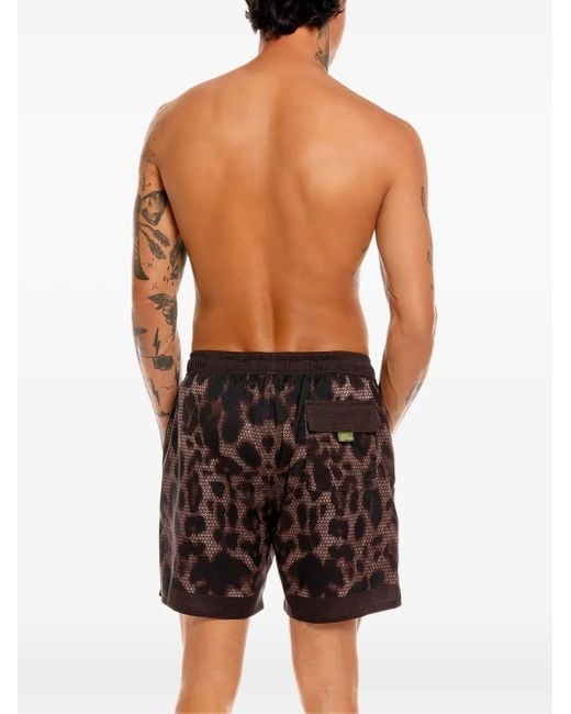 Agua Bendita Black Joe Quilt Swim Shorts for men