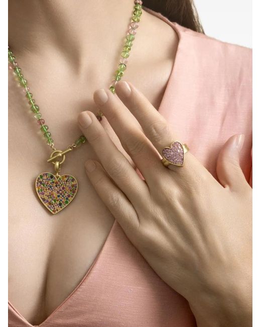 LEIGH MAXWELL Pink Ring Mit Saphir