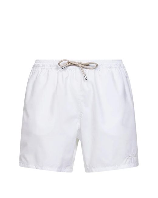 Mc2 Saint Barth Blue Drawstring Swim Shorts for men