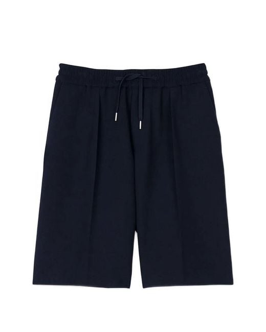Sandro Blue Jersey Bermuda Shorts for men
