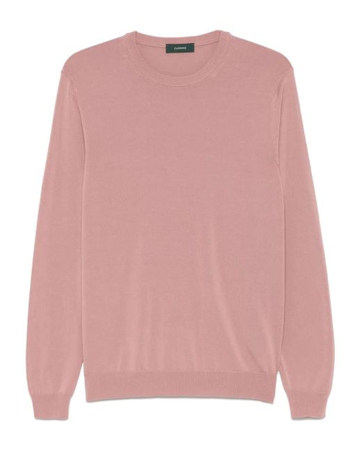 Zanone Pink Cotton Top for men