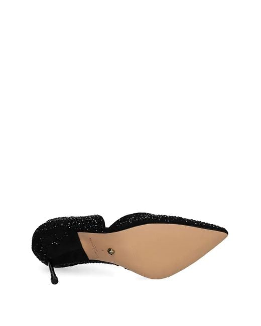 Kurt Geiger Black 90Mm Crystal Court Pumps
