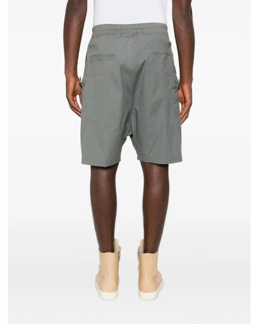 Rick Owens Shorts Met Ritsdetail in het Gray voor heren