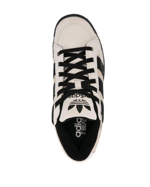 Adidas Black Lwst Suede Sneakers for men
