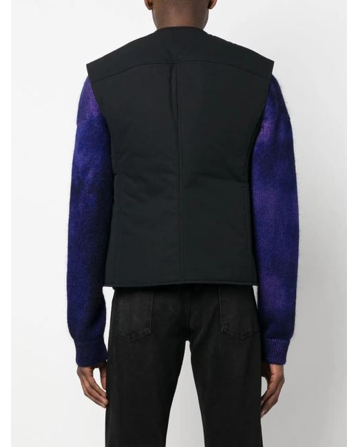 Off-White c/o Virgil Abloh Black Nylon Padded Vest for men