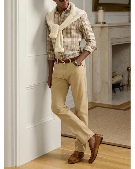 Ralph Lauren Natural Pantalon Slim for men