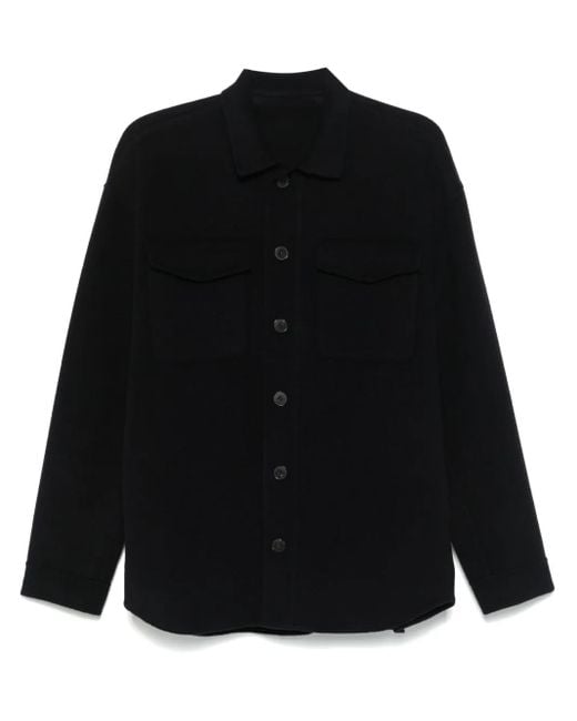 Camicia di Low Brand in Black da Uomo