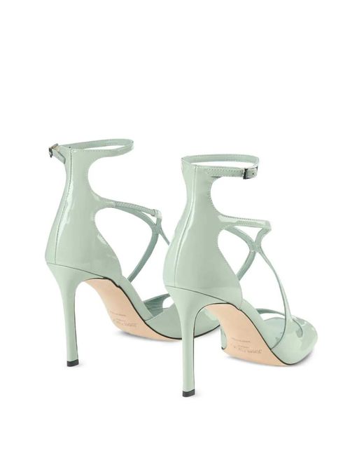 Jimmy Choo Metallic Azia Sandals