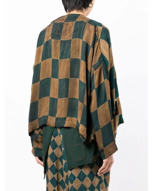 Uma Wang Green Klarke Cropped Jacket