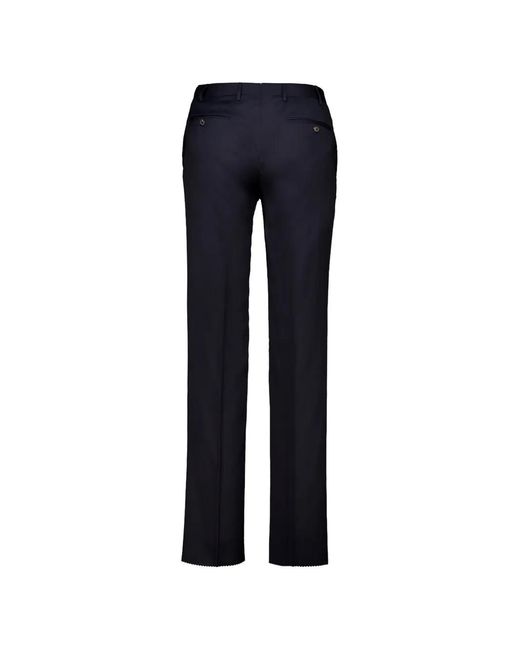 Corneliani Blue Costume En Laine Vierge for men