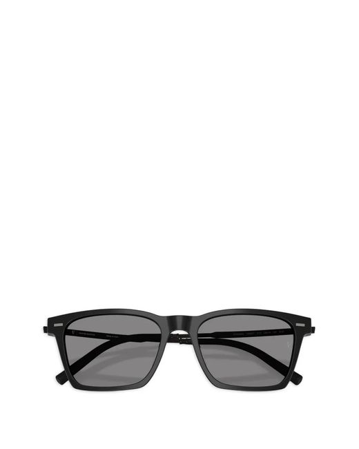Oliver Peoples Gray Rectangle-Frame Sunglasses