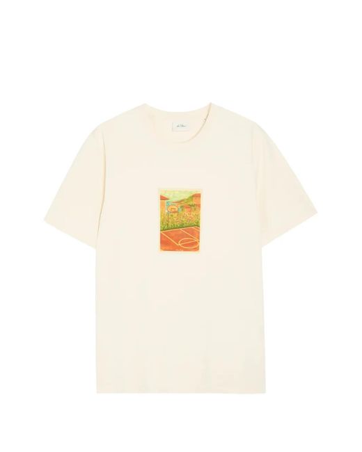 Les Deux White T-Shirt À Imprimé Graphique for men
