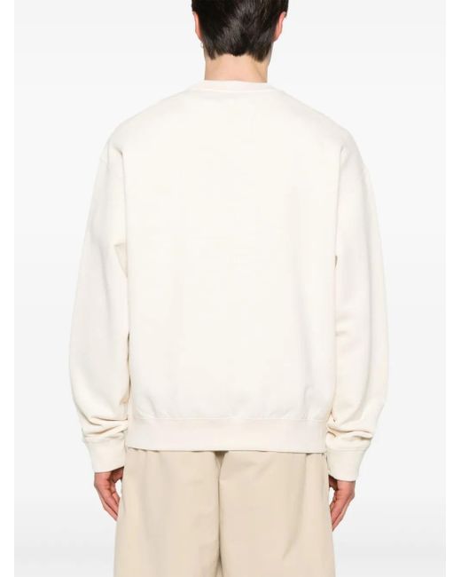 Jil Sander Natural Relaxed-Fit Sweatshirt With Design for men