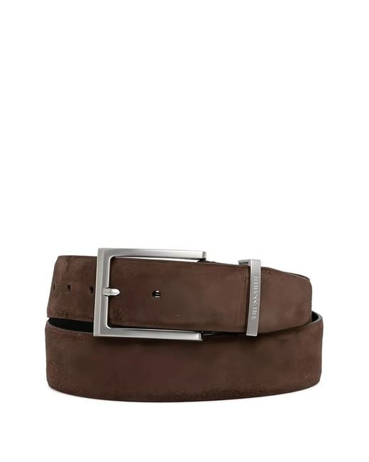 Trussardi Brown Suede Belt for men