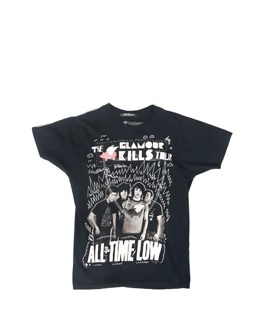 HTC Black T-Shirt All Time Low À Imprimé Graphique for men