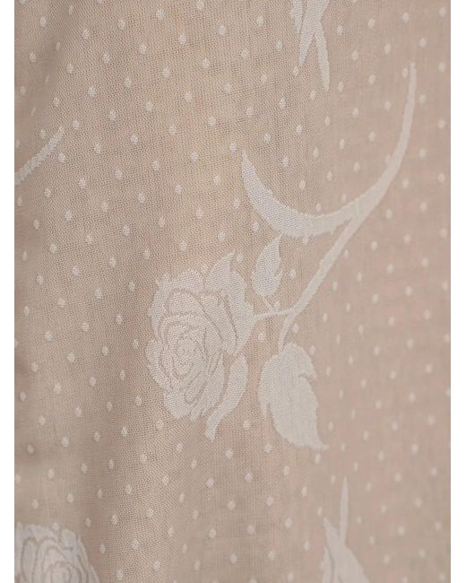 Twinset Natural Floral-Print Bomber Jacket