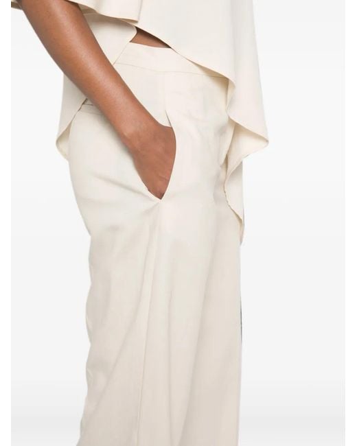 ViCOLO White Wide-Leg Trousers