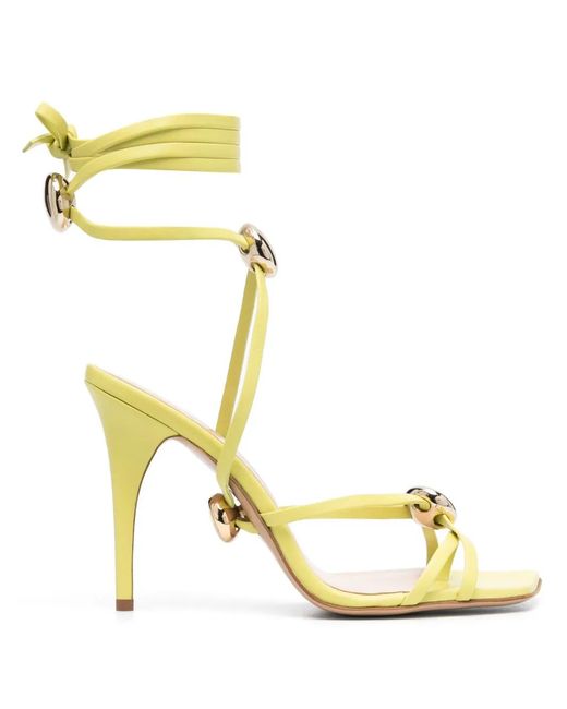 Bruno Frisoni Metallic 110Mm Multi-Strap Sandals