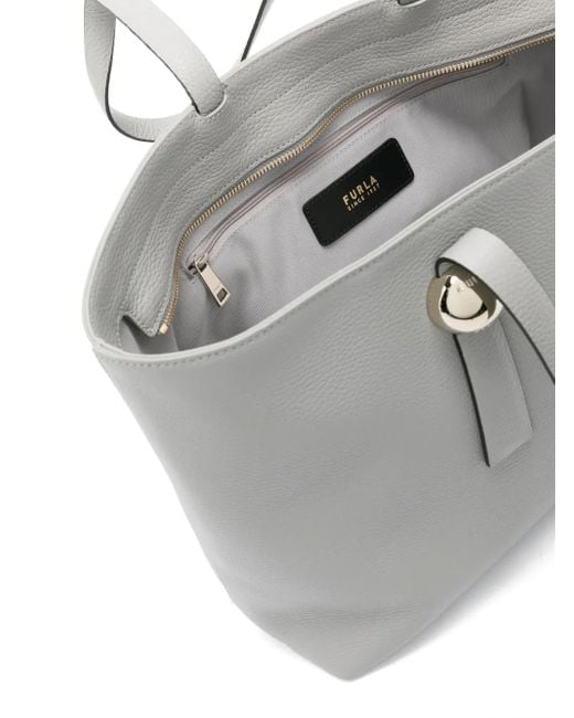 Furla Gray Sfera Tote Bag