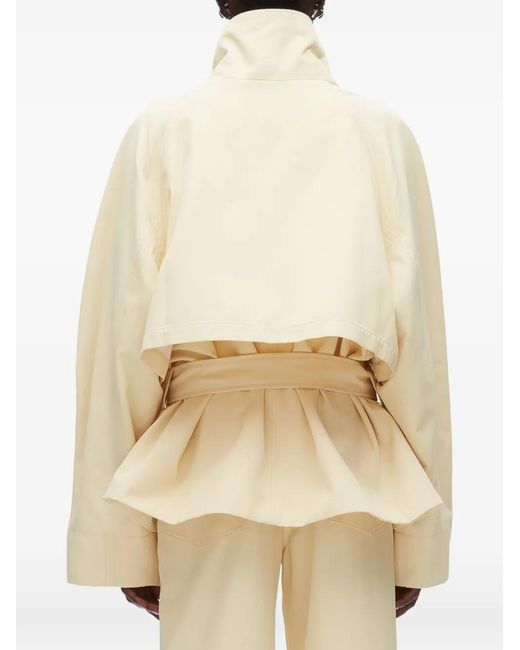 3.1 Phillip Lim White Belted Front-Pockets Jacket