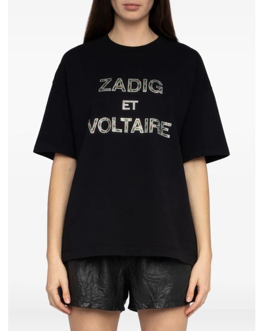 Zadig & Voltaire Black Tedda T-Shirt