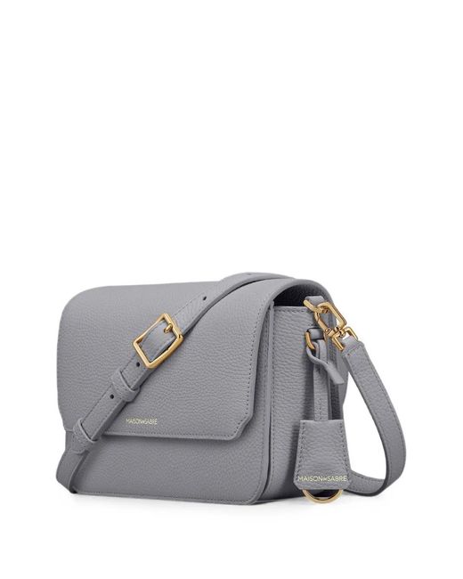 Maison De Sabre Gray Medium Flap Bag