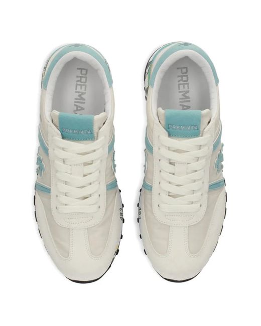 Premiata White Lucyd 0.1 Sneakers