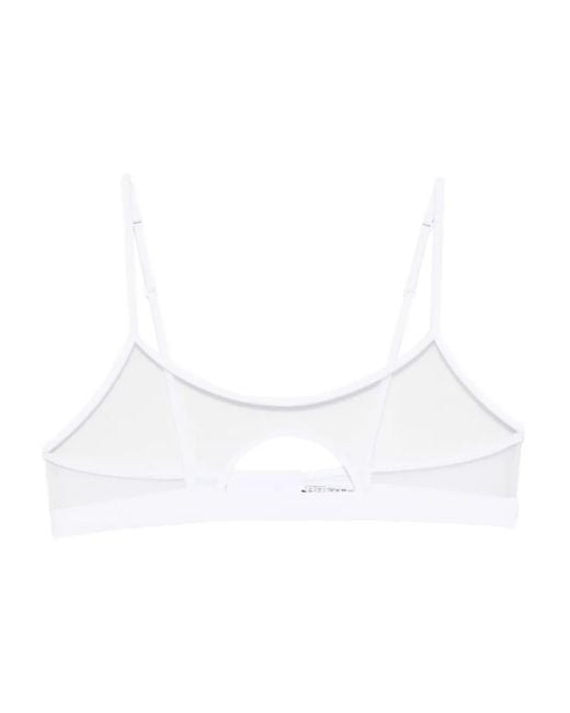 Maison Close White Pure Tentation Keyhole-Detail Bra