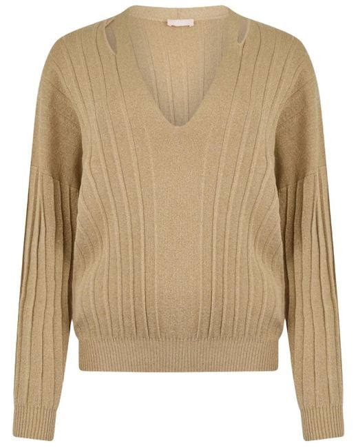 Liu Jo Natural Pullover Mit Lurex