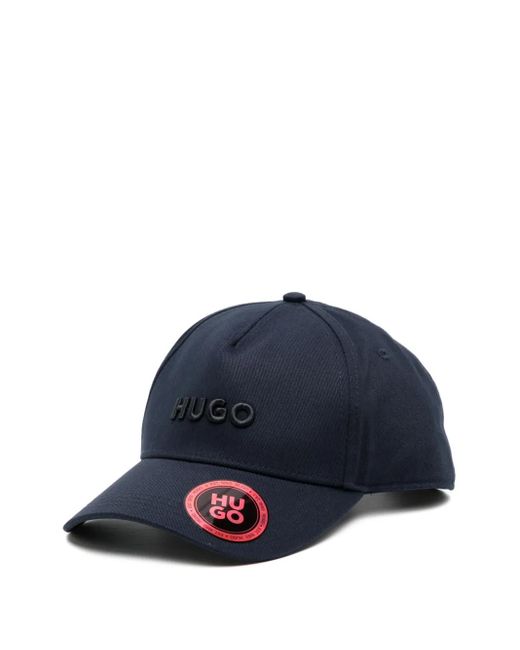 メンズ HUGO ロゴ キャップ Blue