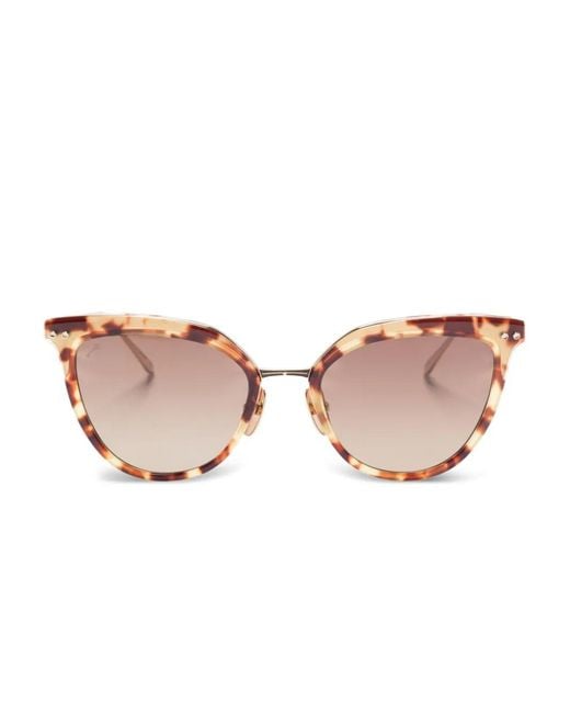 Leisure Society Pink Cat-Eye Vittoria Sunglasses