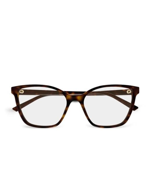 Gucci Brown Cat-Eye Glasses