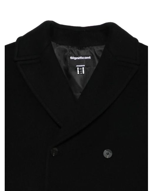 Adererror Black Double-Breasted Blazer