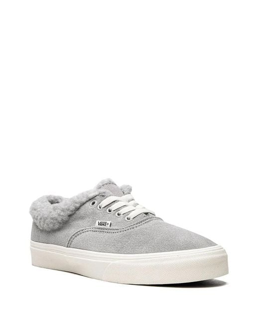 Vans White Authentic Sherpa Sneakers