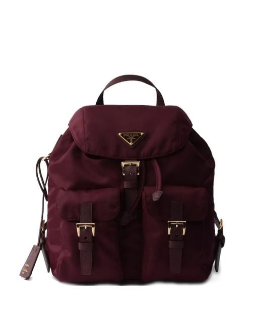 Mochila Re-Edition 1978 con cordones Prada de color Red