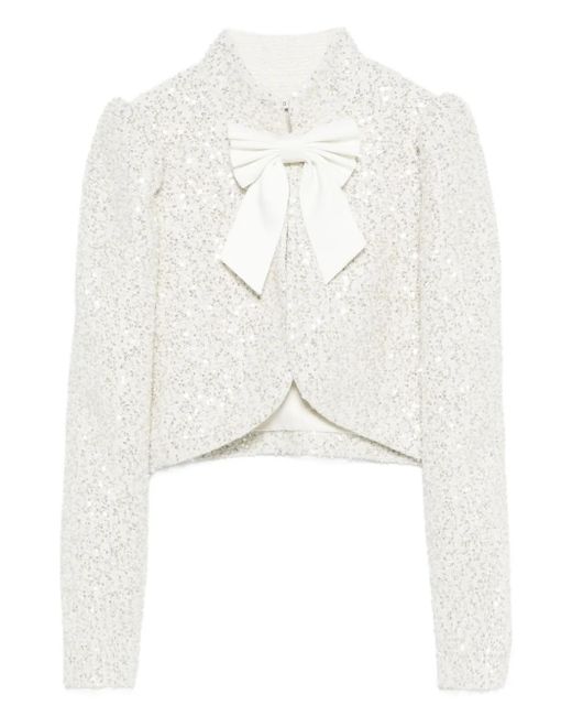 Alice + Olivia Ilaria Verfraaid Jack in het Metallic