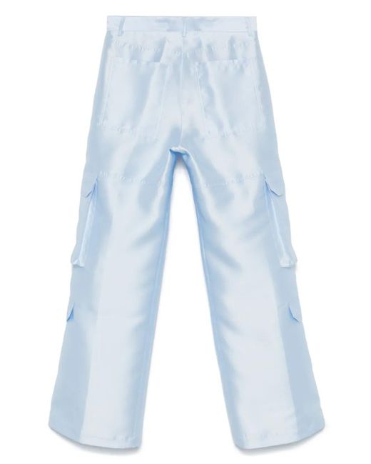 Manuel Ritz Blue Cargo Trousers